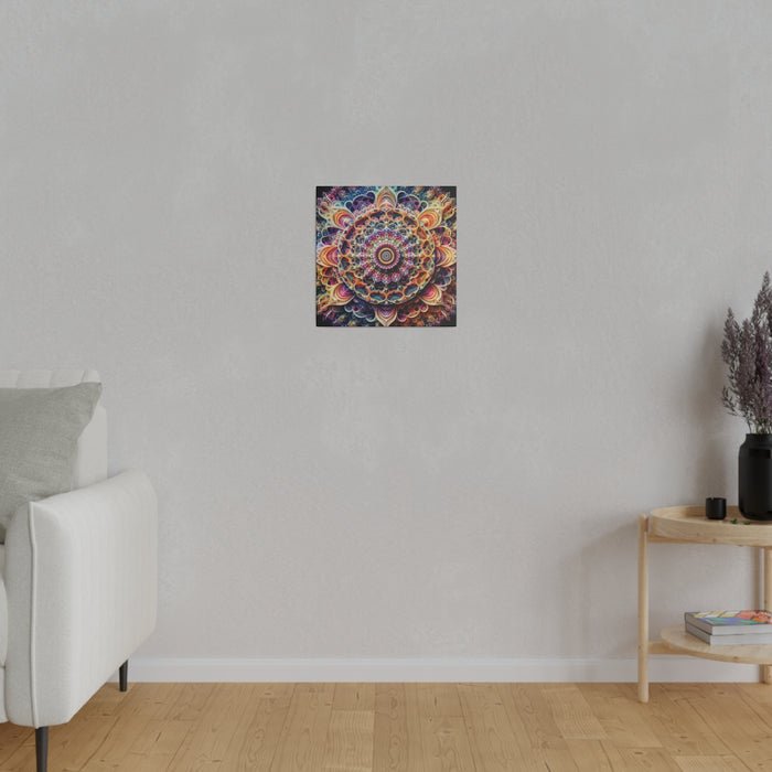 Cosmic Fractal Bloom Canvas 0.75"