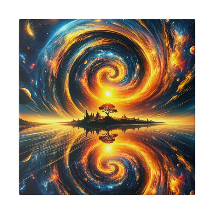 Cosmic Swirl Art Canvas 0.75"