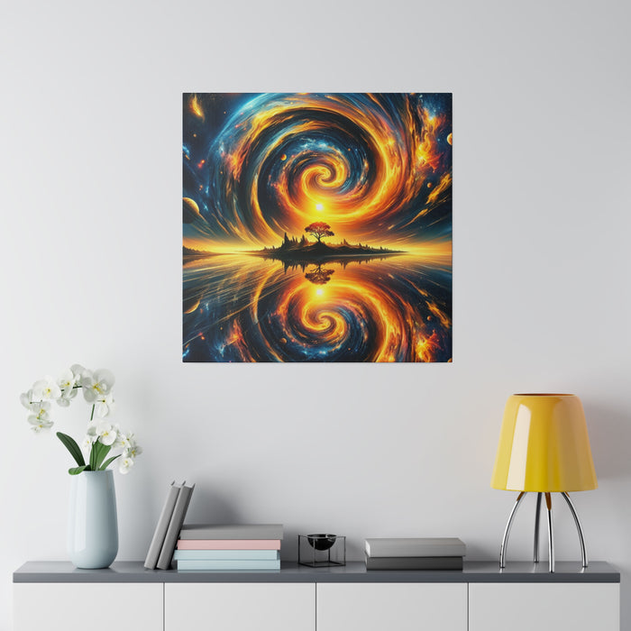 Cosmic Swirl Art Canvas 0.75"