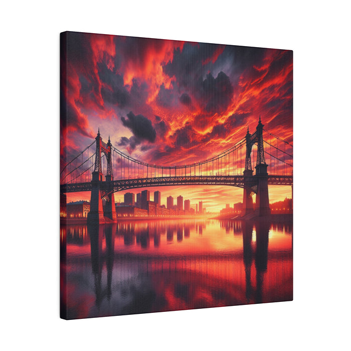 Fiery Skyline Reflection 0.75"