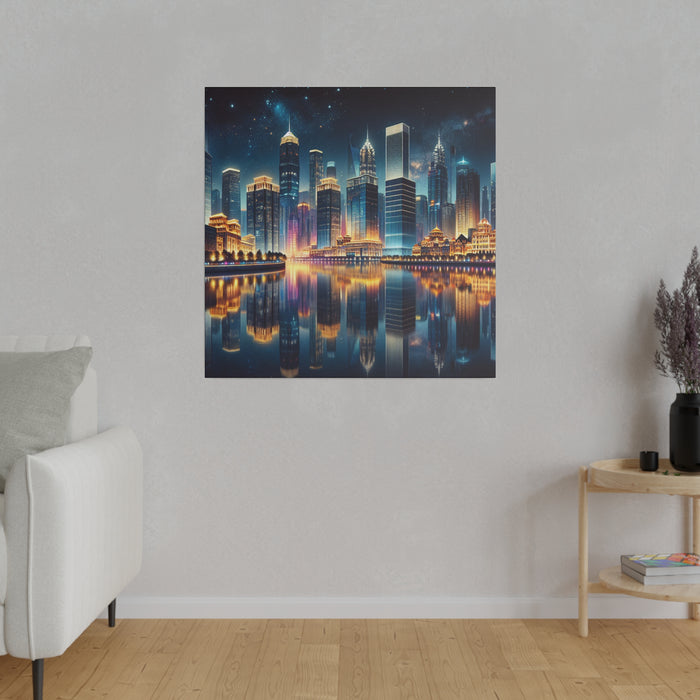 Starry Skyline Reflections 0.75"