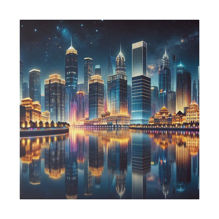 Starry Skyline Reflections 0.75"