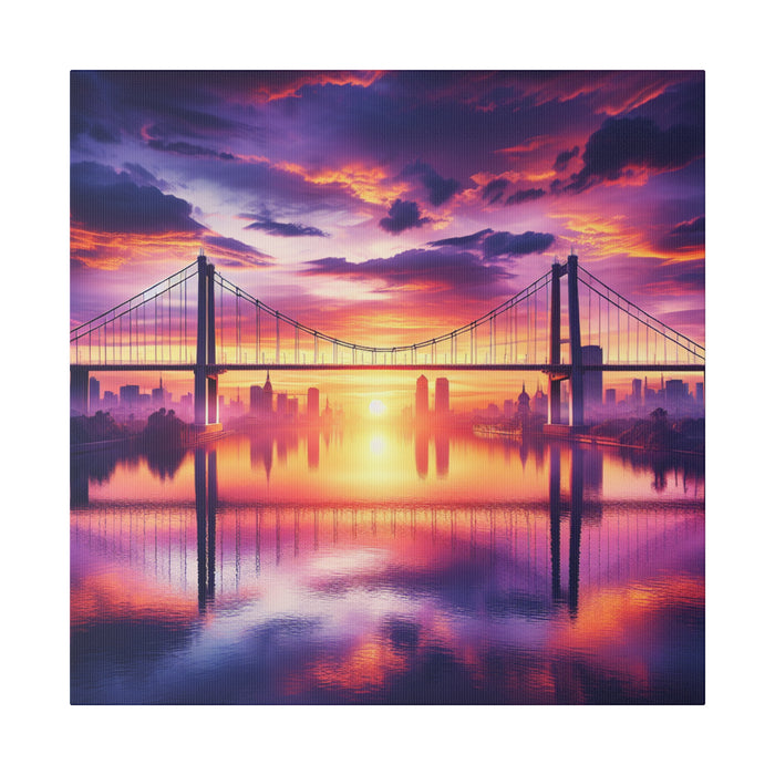 Sunset Bridge Reflections 0.75"