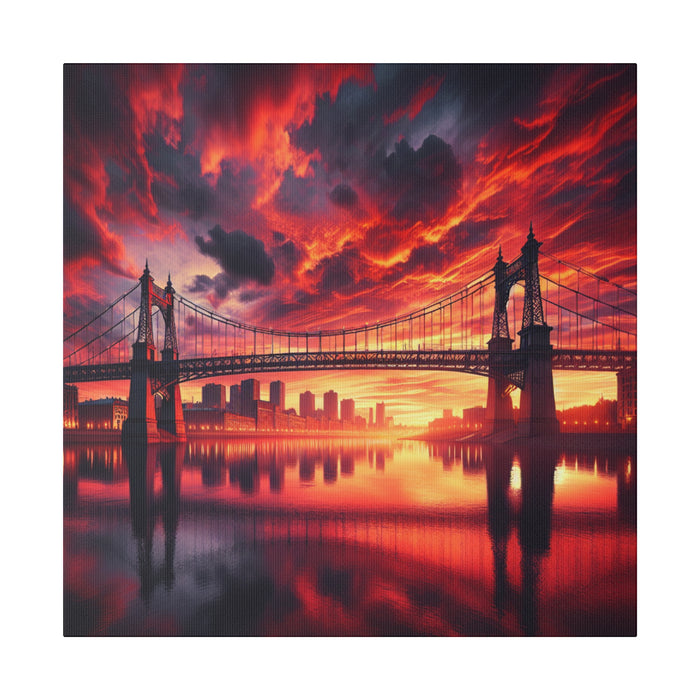 Fiery Skyline Reflection 0.75"