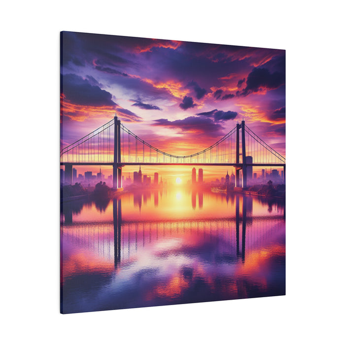 Sunset Bridge Reflections 0.75"