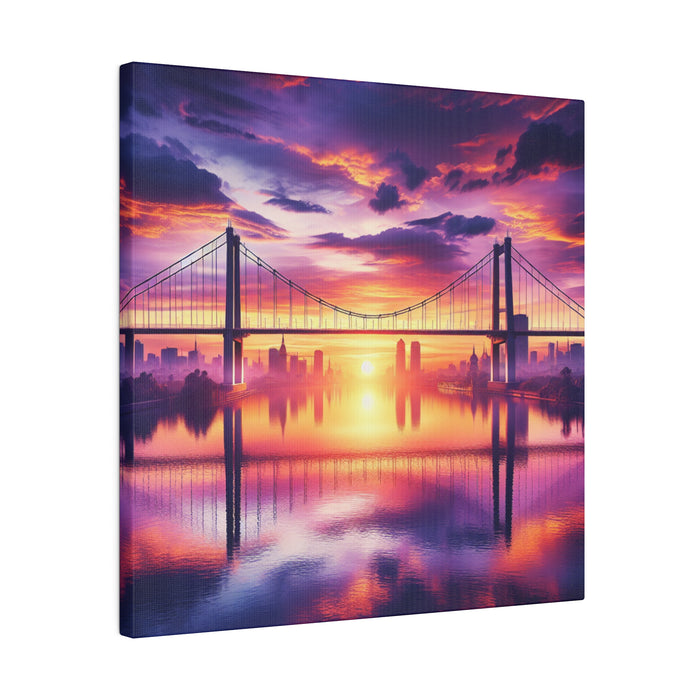 Sunset Bridge Reflections 0.75"