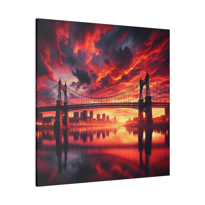 Fiery Skyline Reflection 0.75"