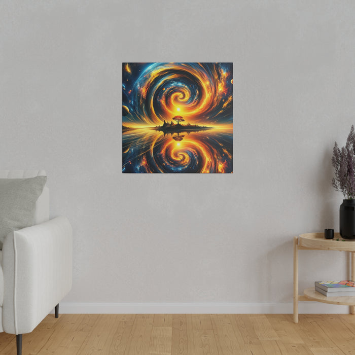 Cosmic Swirl Art Canvas 0.75"