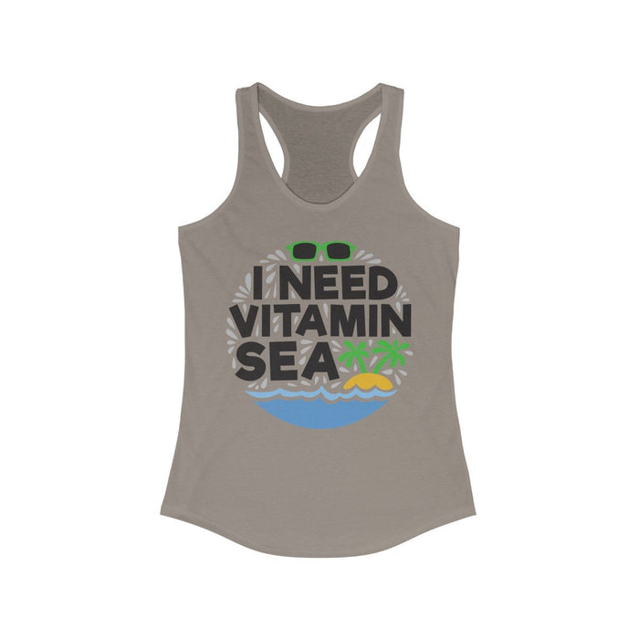 I Need Vitamin Sea Racerback Tank Top