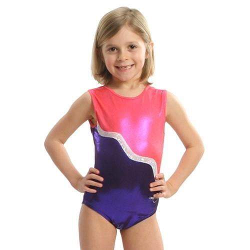 O3GL018 Obersee Girls Gymnastics Leotards One-Piece Athletic