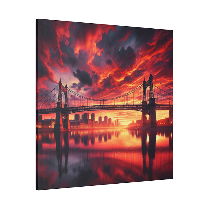 Fiery Skyline Reflection 0.75"