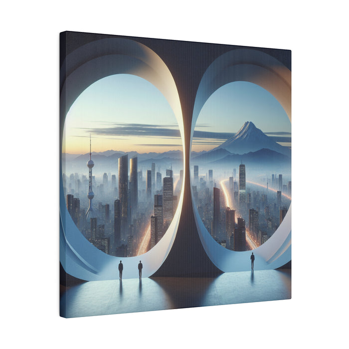 Futuristic Cityscape Portal 0.75"