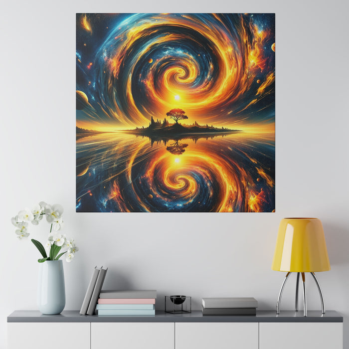 Cosmic Swirl Art Canvas 0.75"