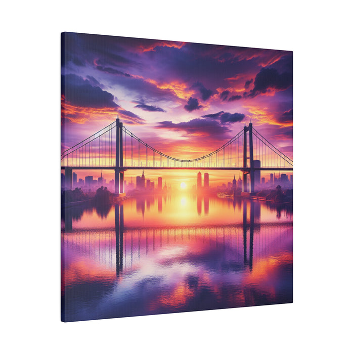 Sunset Bridge Reflections 0.75"