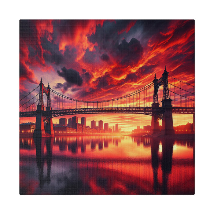 Fiery Skyline Reflection 0.75"