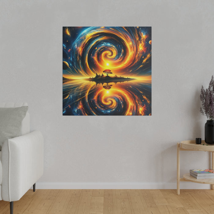 Cosmic Swirl Art Canvas 0.75"