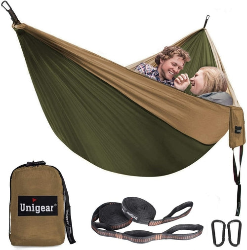 Double/Single Portable Hammock Set