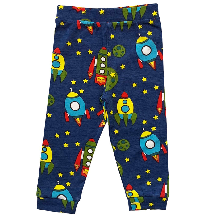 AnnLoren Baby Boys Layette Space Ship Onesie Pants Cap 3pc Gift Set